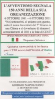150 ANNI ITALIA - NUOVA GERUSALEMME