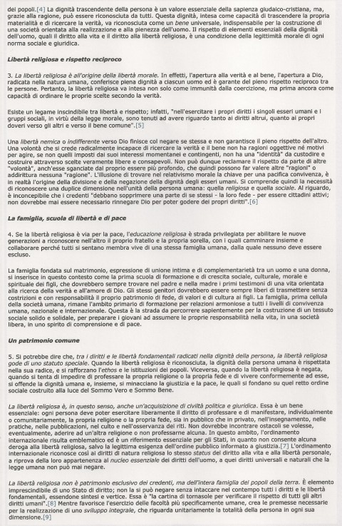 DECRETI DEL VATICANO - NUOVA GERUSALEMME