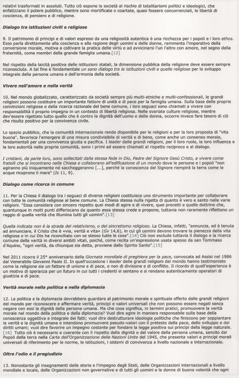 DECRETI DEL VATICANO - NUOVA GERUSALEMME