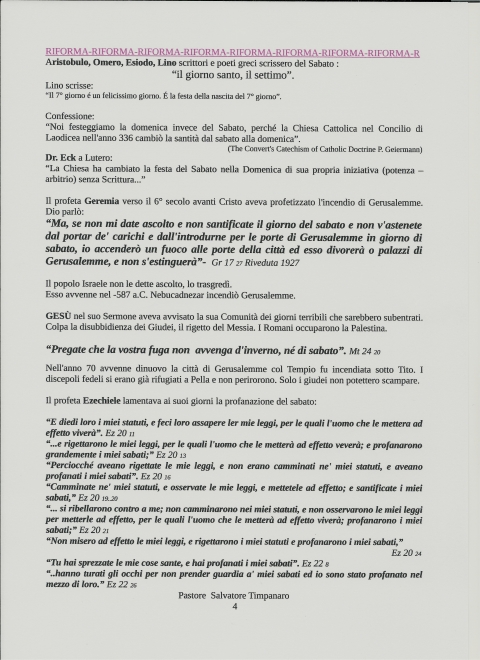 ATTENZIONE ALLE MANIPOLAZIONI DELLA SACRA BIBBIA - NUOVA GERUSALEMME