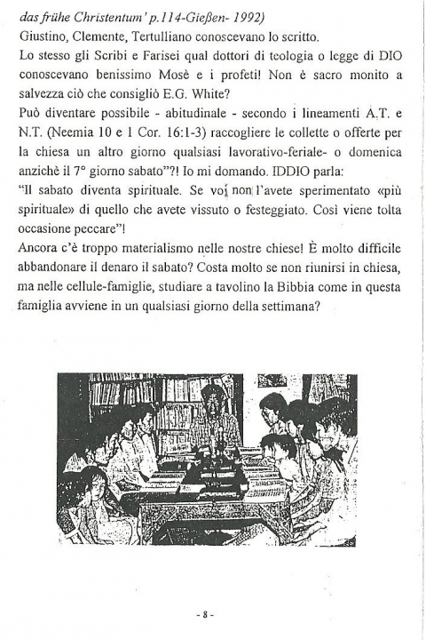 SABATO - NUOVA GERUSALEMME