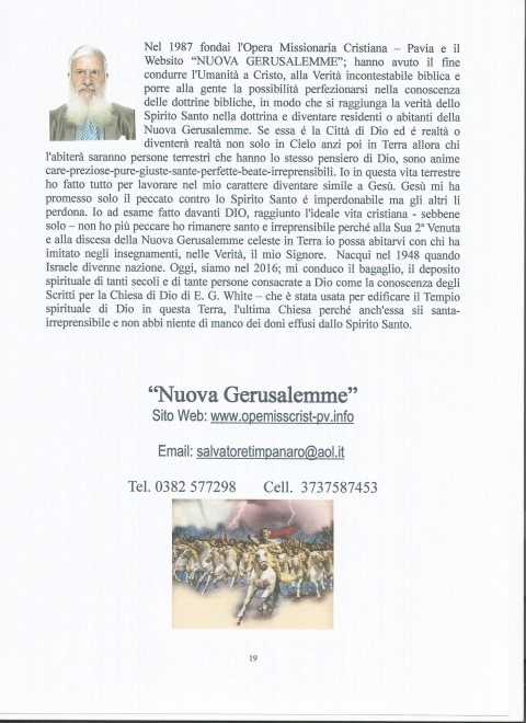 19 - NUOVA GERUSALEMME