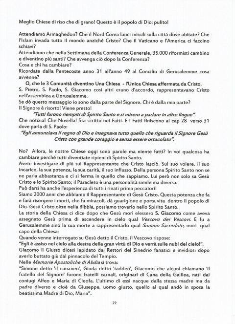 29 - NUOVA GERUSALEMME