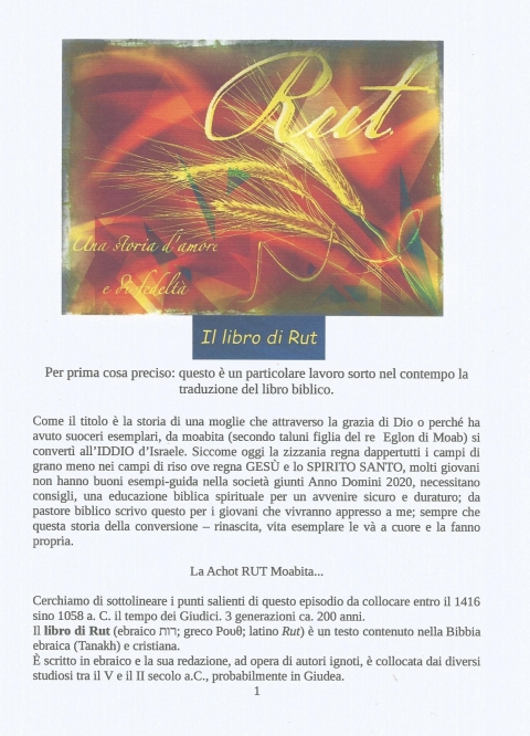 RUT, LA CONVERTITA - NUOVA GERUSALEMME