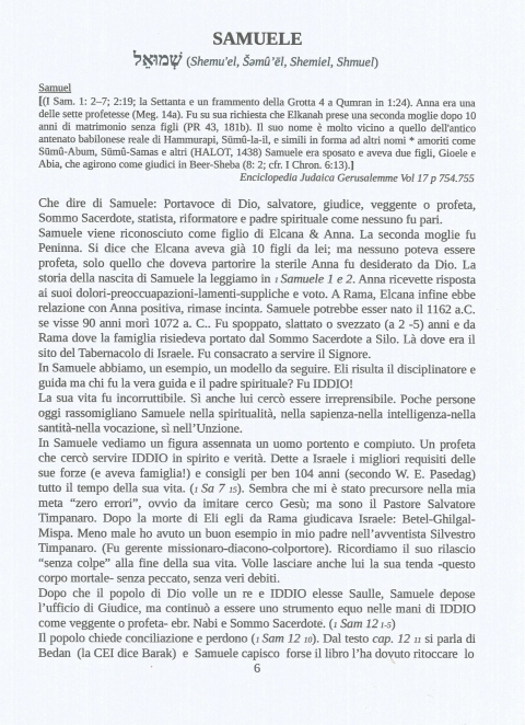 6 - NUOVA GERUSALEMME