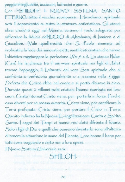 20 - NUOVA GERUSALEMME