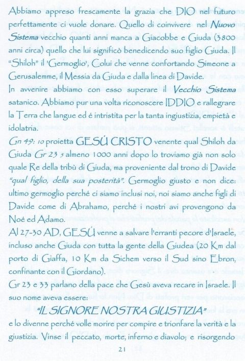 21 - NUOVA GERUSALEMME