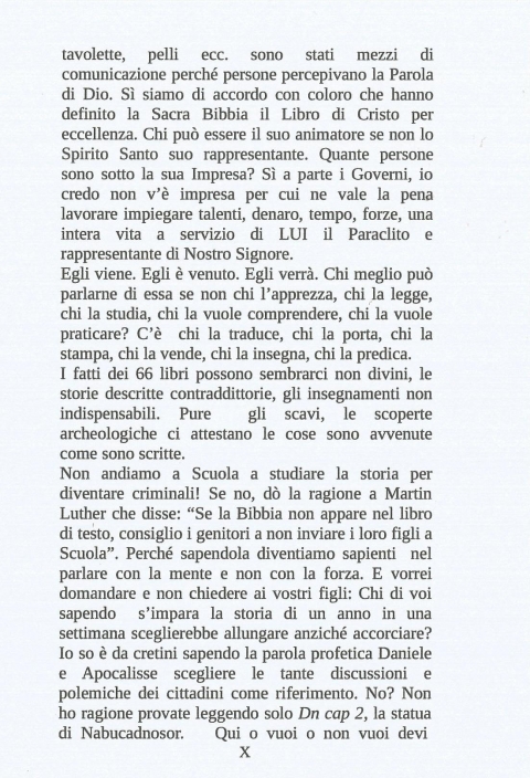 X - NUOVA GERUSALEMME