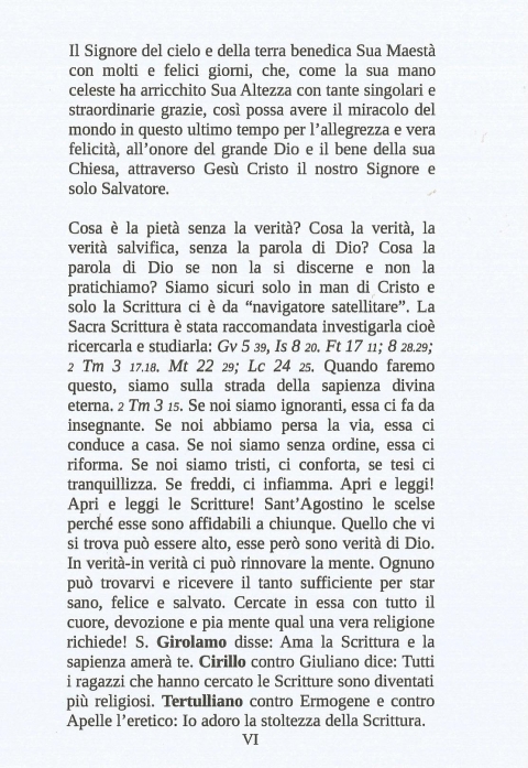 VI - NUOVA GERUSALEMME