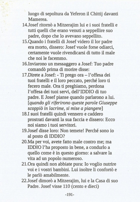 191 - NUOVA GERUSALEMME