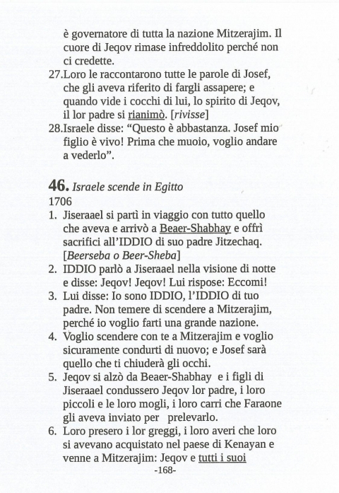 168 - NUOVA GERUSALEMME