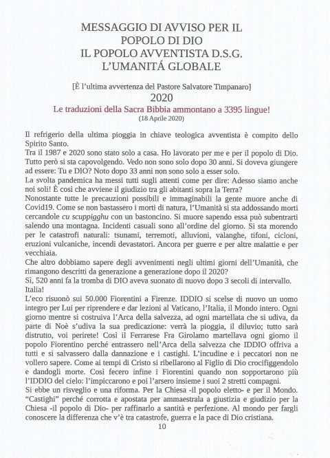 10 - NUOVA GERUSALEMME