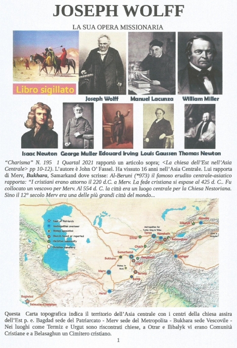 JOSEPH WOLFF DD., LL, .D. - NUOVA GERUSALEMME
