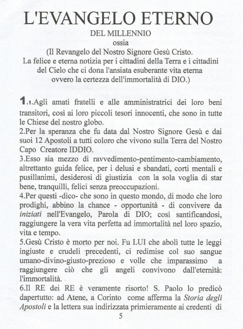 5 - NUOVA GERUSALEMME