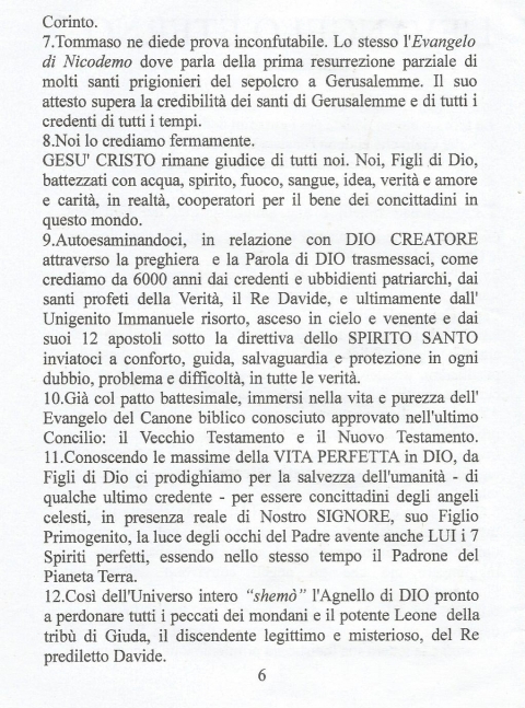 6 - NUOVA GERUSALEMME
