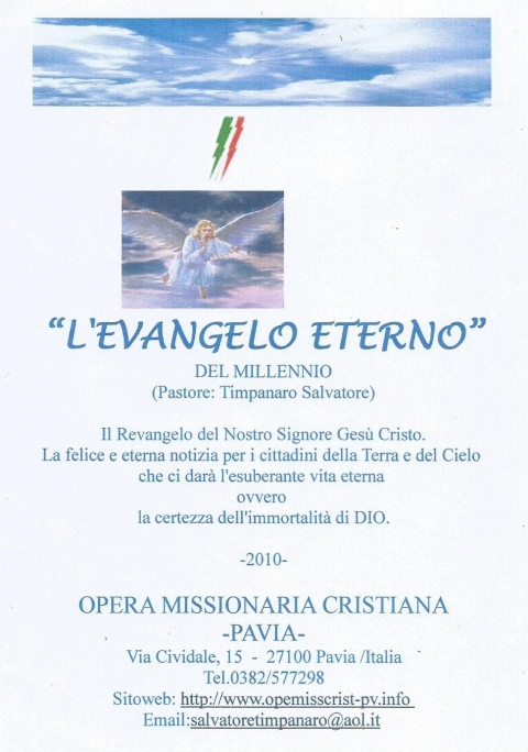 L'EVANGELO ETERNO - NUOVA GERUSALEMME