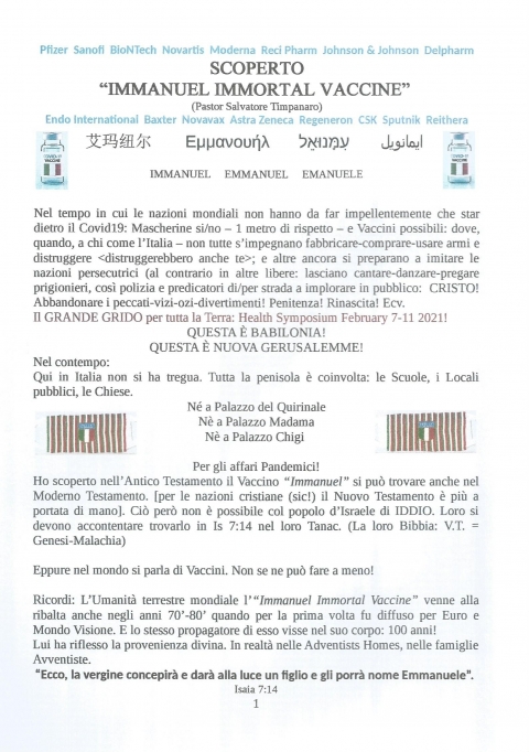 1 - NUOVA GERUSALEMME