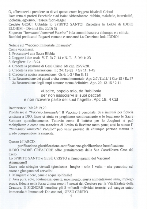 5 - NUOVA GERUSALEMME