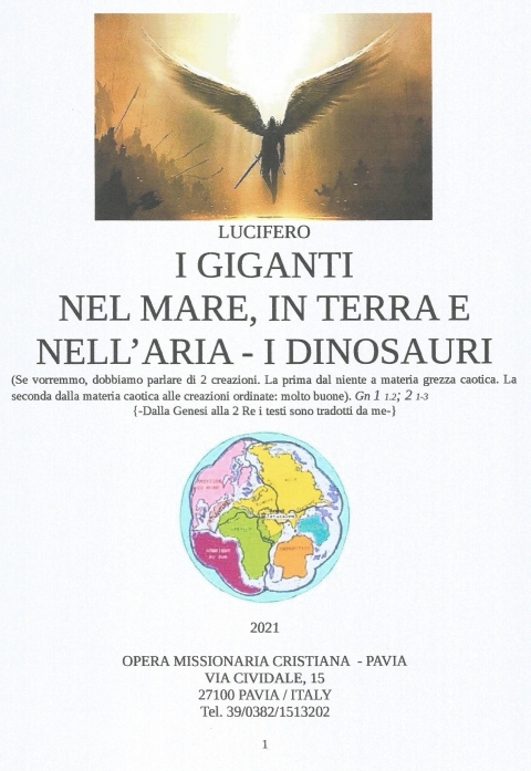 I GIGANTI NEL MARE, IN TERRA E NELL'ARIA - I DINOSAURI - NUOVA GERUSALEMME