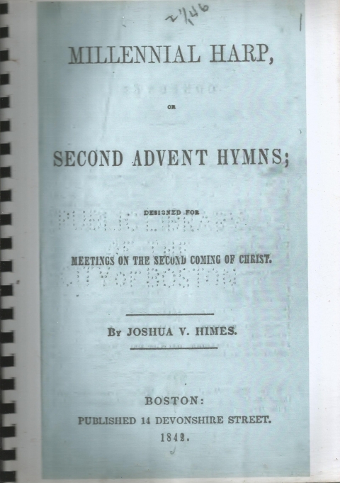 MILLENNIAL HARP - SECOND ADVENT HYMNS - 1842 - NUOVA GERUSALEMME
