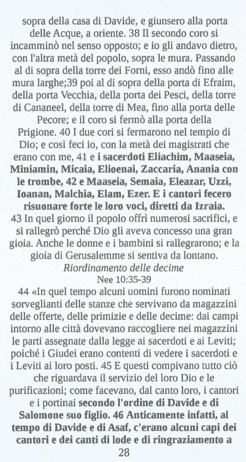 28 - NUOVA GERUSALEMME