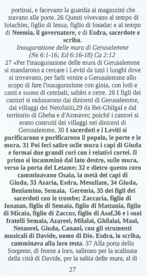 27 - NUOVA GERUSALEMME