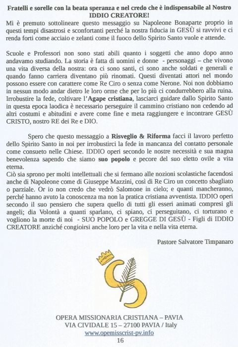 16 - NUOVA GERUSALEMME