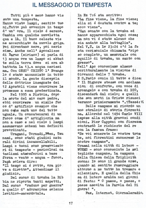 17 - NUOVA GERUSALEMME