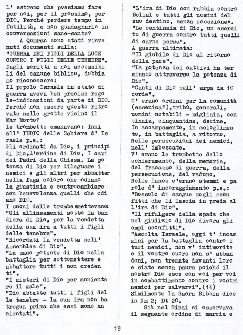 19 - NUOVA GERUSALEMME