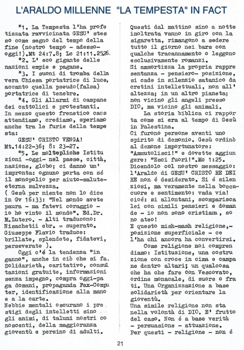 21 - NUOVA GERUSALEMME