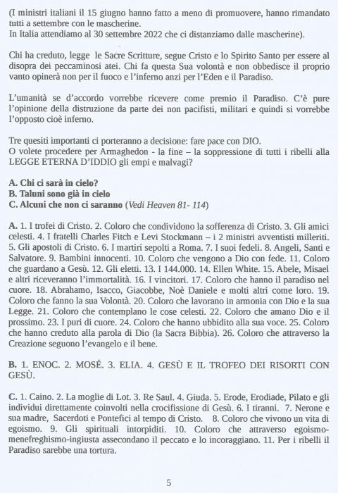 5 - NUOVA GERUSALEMME