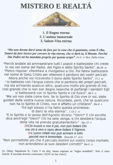1 - NUOVA GERUSALEMME