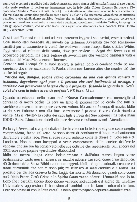8 - NUOVA GERUSALEMME