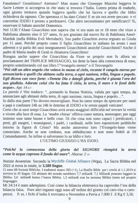9 - NUOVA GERUSALEMME