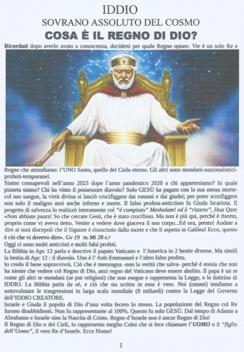COSA È IL REGNO DI DIO? - NUOVA GERUSALEMME