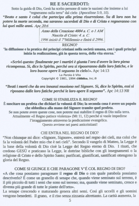 5 - NUOVA GERUSALEMME