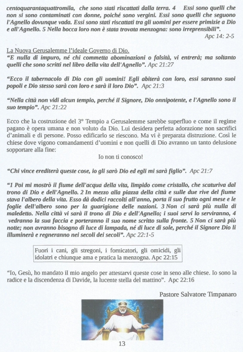 13 - NUOVA GERUSALEMME