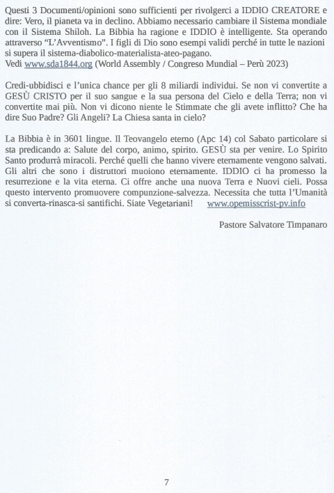 7 - NUOVA GERUSALEMME
