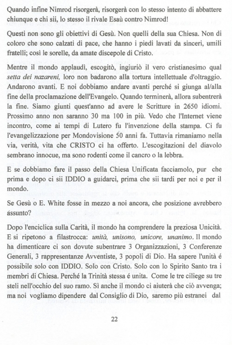22 - NUOVA GERUSALEMME