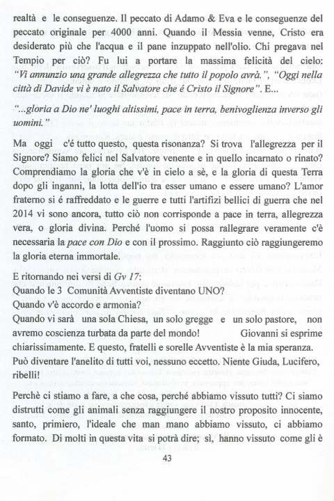 43 - NUOVA GERUSALEMME