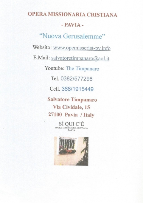 67 - NUOVA GERUSALEMME