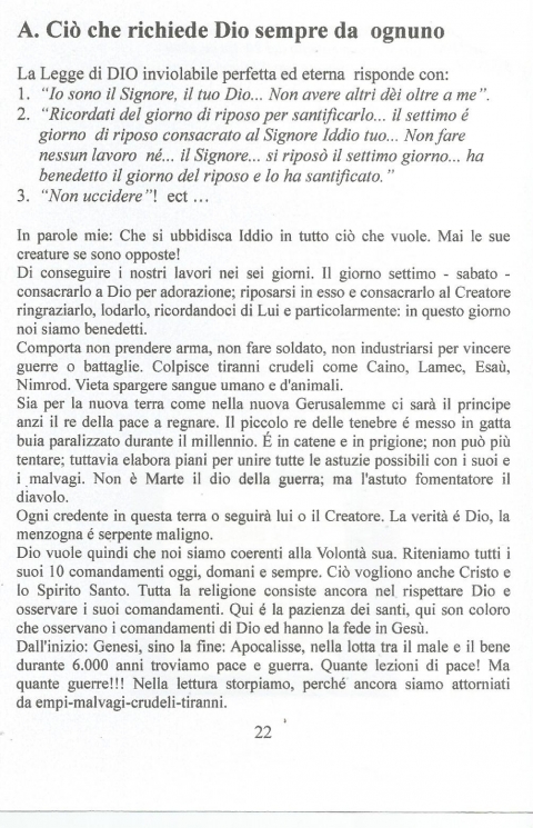 22 - NUOVA GERUSALEMME