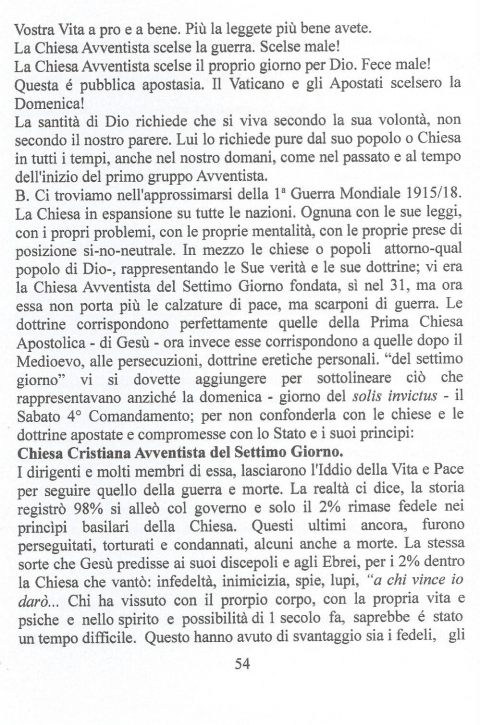 54 - NUOVA GERUSALEMME
