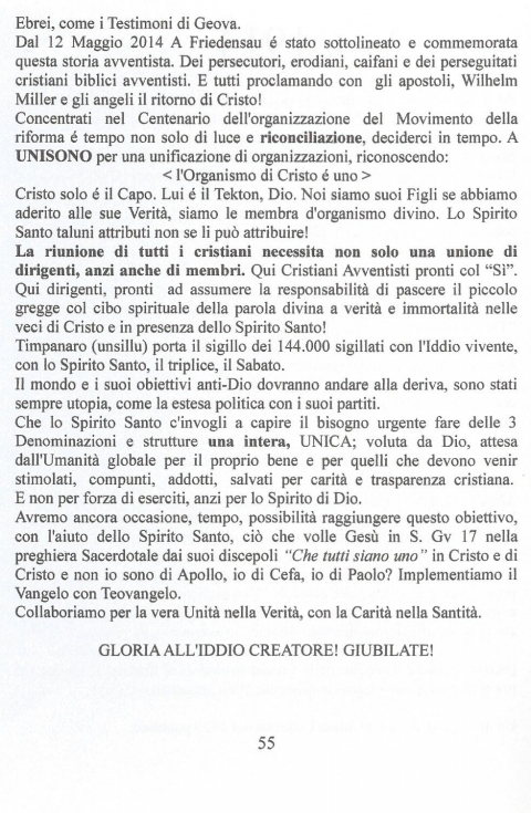55 - NUOVA GERUSALEMME