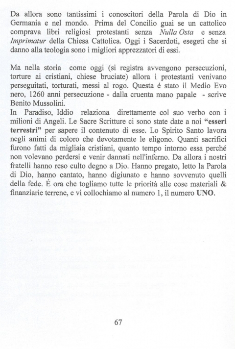 67 - NUOVA GERUSALEMME