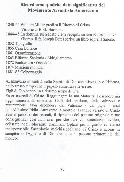 70 - NUOVA GERUSALEMME