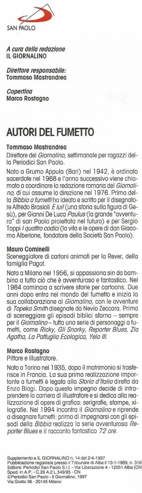 LA LEGGE UMANA FALSA - NUOVA GERUSALEMME