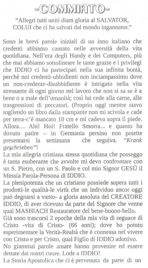 a - NUOVA GERUSALEMME
